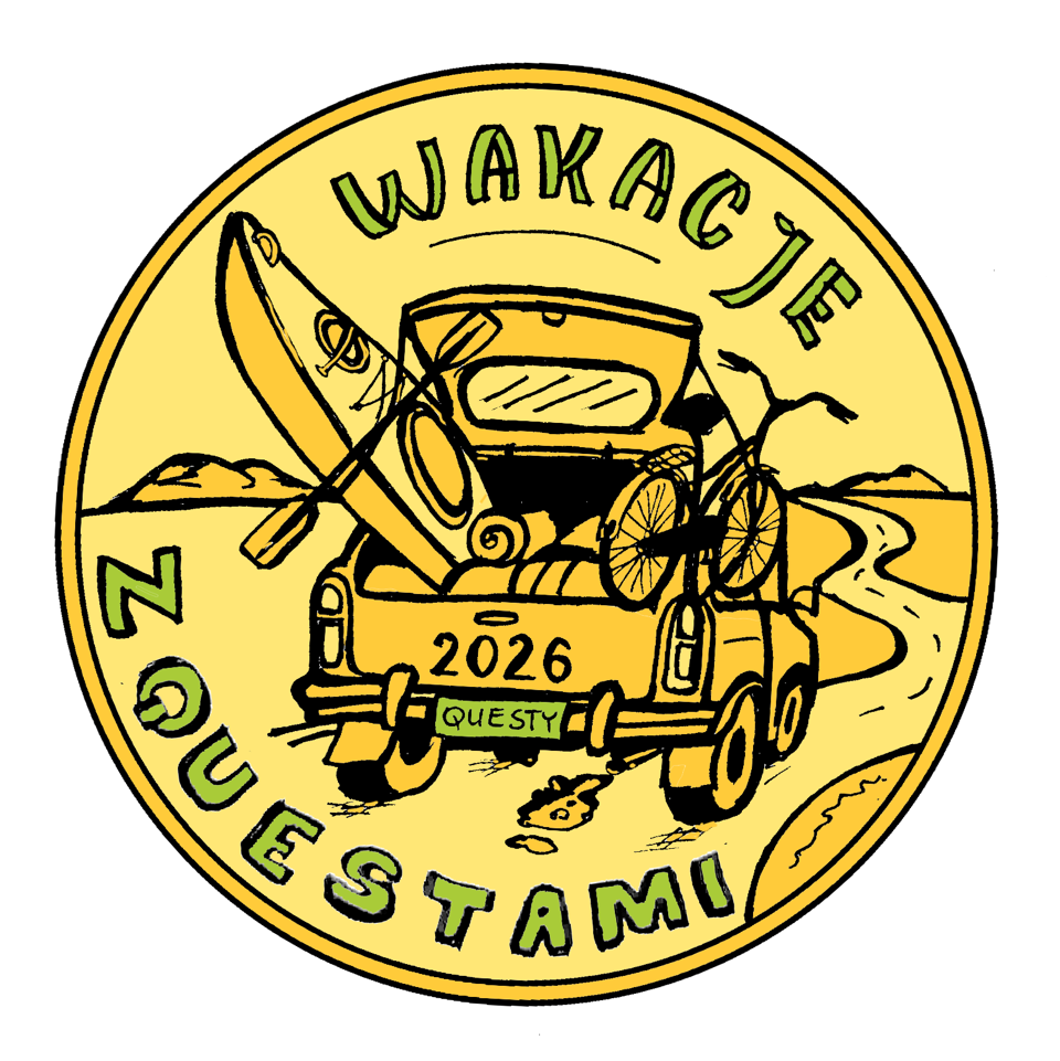 Odznaka złota "Wakacje z questami 2026"