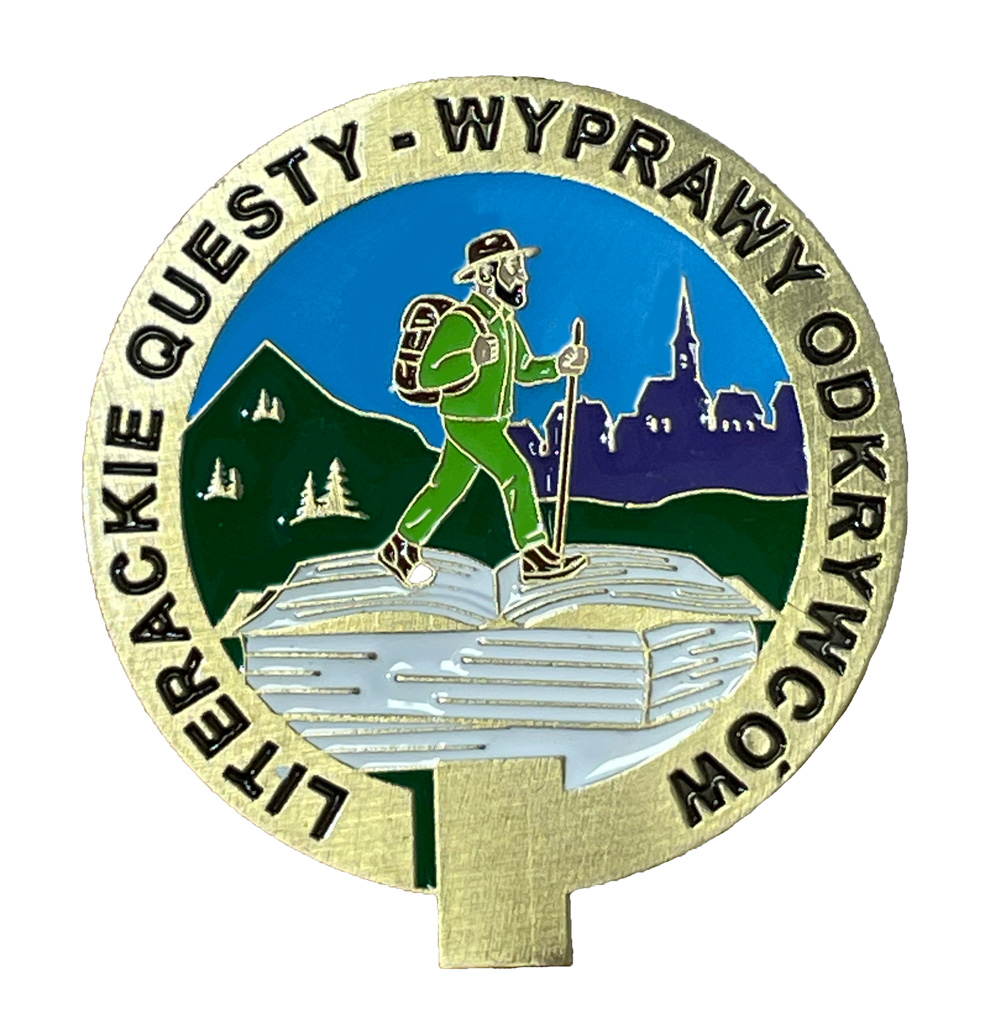 Odznaka Literackie Questy Wyprawy odkrywców