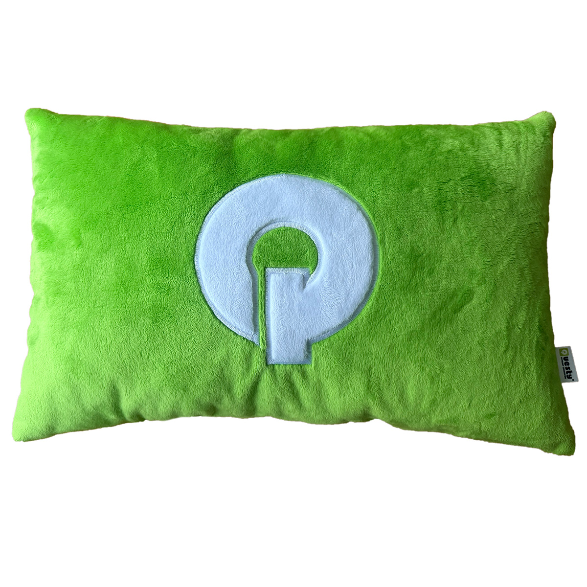 Poduszka prostokątna z logo Q