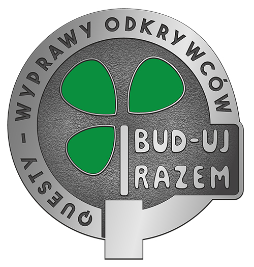Odznaka BUD-UJ RAZEM srebrna
