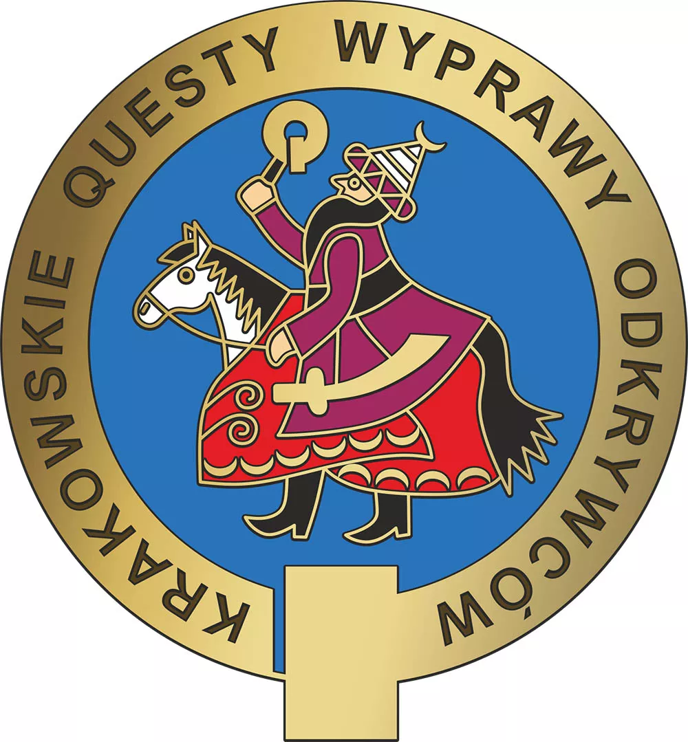Odznaka popularna Krakowskie Questy Wyprawy Odkrywców
