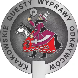 Odznaka srebrna Krakowskie Questy Wyprawy Odkrywców