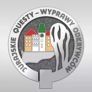 Odznaka srebrna "Questy - Jurajskie Wyprawy Odkrywców"