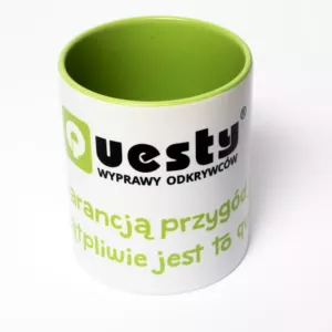 Kubek biały z hasłem