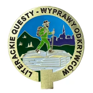 Odznaka Literackie Questy Wyprawy odkrywców