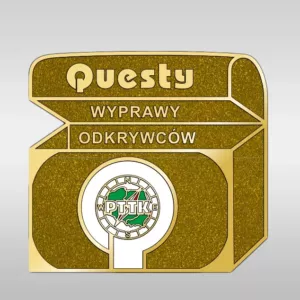 Mała złota odznaka PTTK Questy - Wyprawy Odkrywców