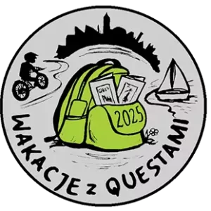 Odznaka srebrna "Wakacje z questami 2025"