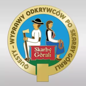 Odznaka popularna "Questy - Wyprawy Odkrywców po Skarby Górali"