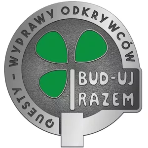 Odznaka BUD-UJ RAZEM srebrna