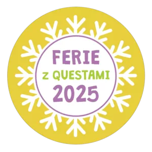 Odznaka złota "Ferie z questami 2025"