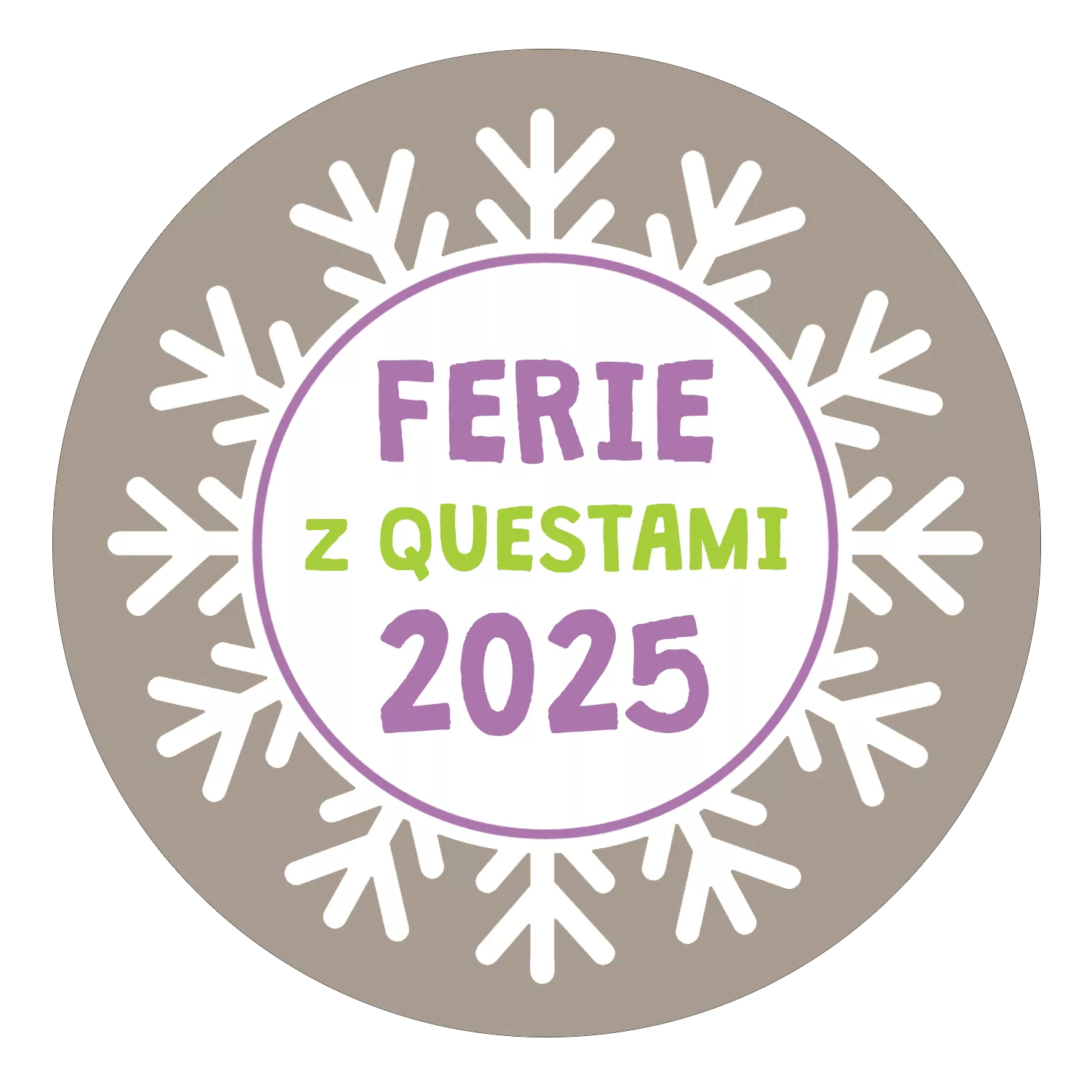 Odznaka srebrna "Ferie z questami 2025"