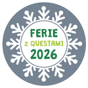 Odznaka srebrna Ferie z questami 2026